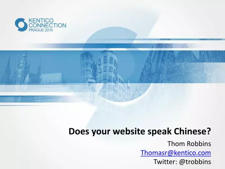 does your website speak chinese