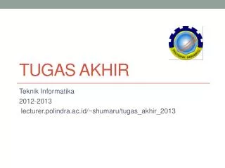 tugas akhir