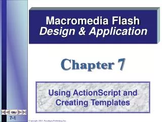 Using ActionScript and Creating Templates