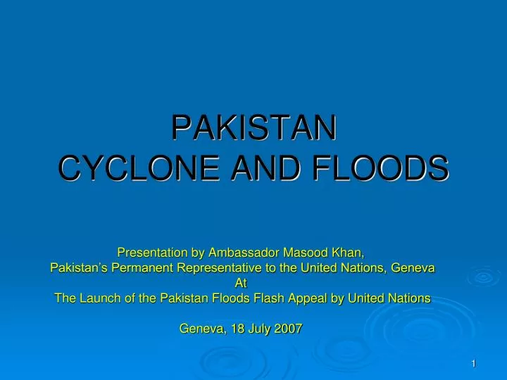 pakistan cyclone and floods