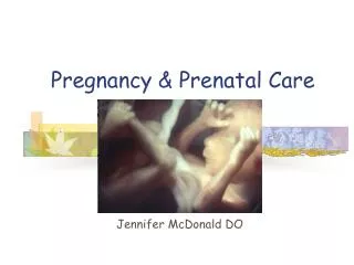Pregnancy &amp; Prenatal Care