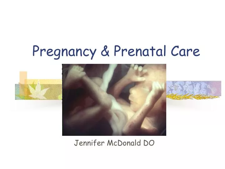 pregnancy prenatal care