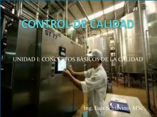 control de calidad