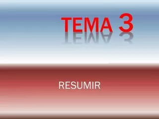 resumir