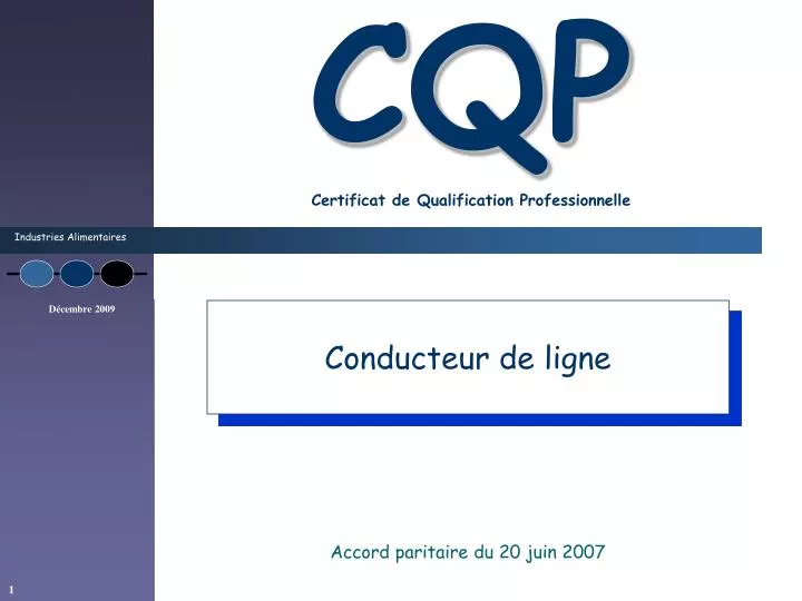 cqp certificat de qualification professionnelle