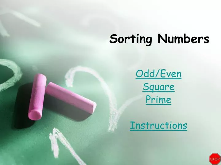 sorting numbers