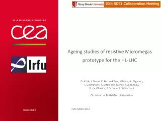 Agein g studies of resistive Micromegas prototype for the HL-LHC
