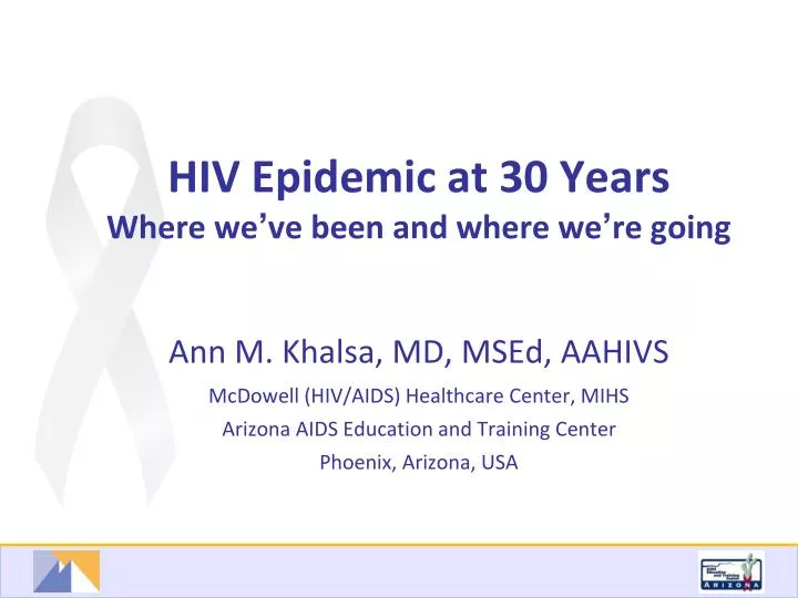 hiv epidemic at 30 years where we ve been and where we re going