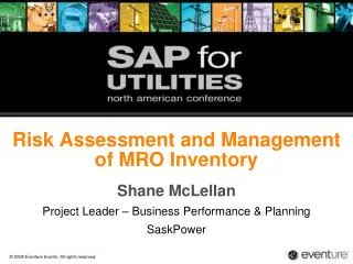 Risk Assessment and Management of MRO Inventory