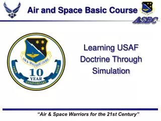 Air and Space Basic Course