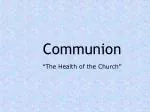 Communion - slide 1