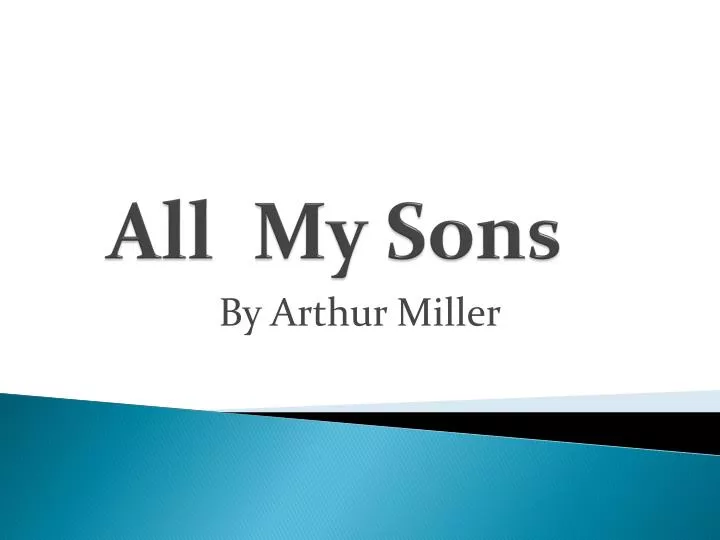 all my sons