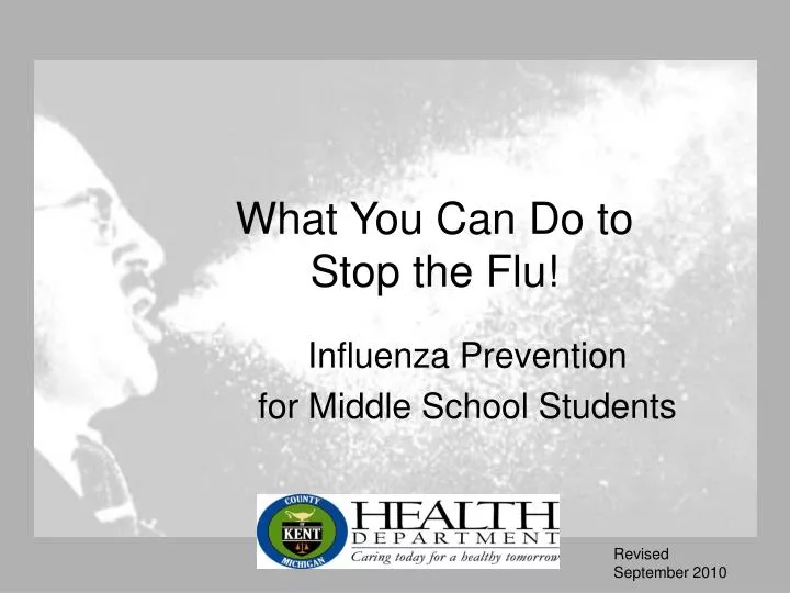 what you can do to stop the flu