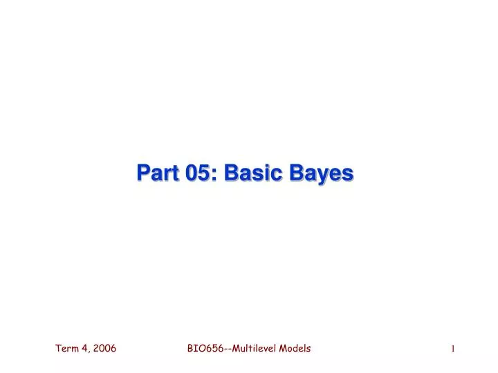 part 05 basic bayes