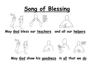 Song of Blessing
