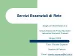 Servizi Essenziali di Rete - slide 1