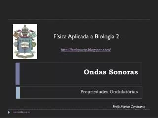 ondas sonoras