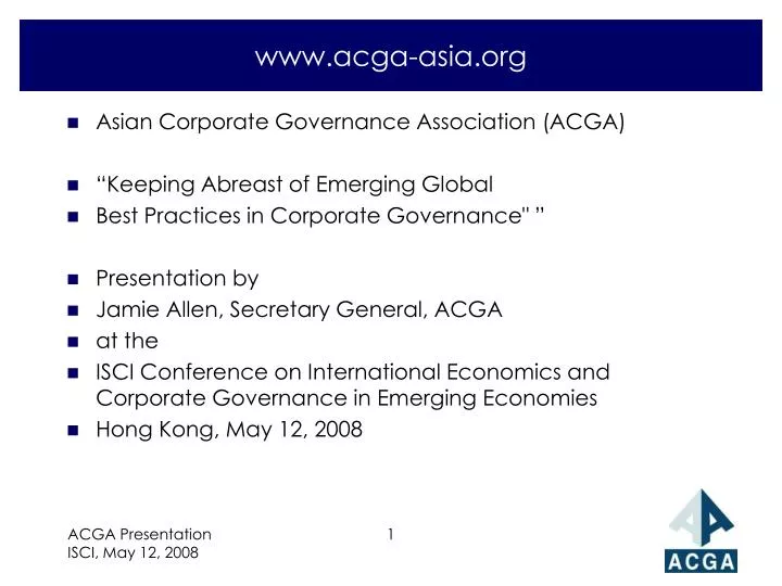 www acga asia org