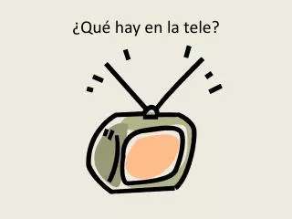 qu hay en la tele