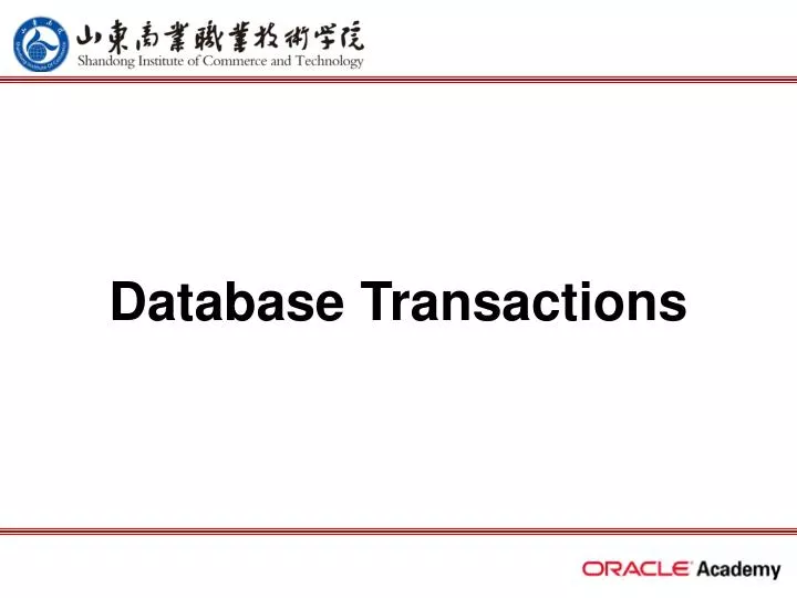 database transactions