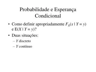 probabilidade e esperan a condicional