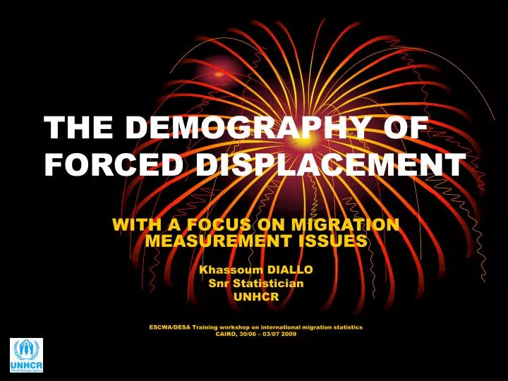 the demography of forced displacement