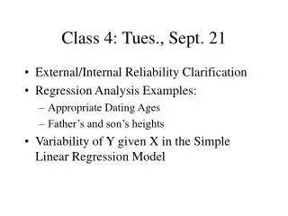 Class 4: Tues., Sept. 21