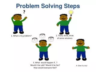 Problem Solving Steps