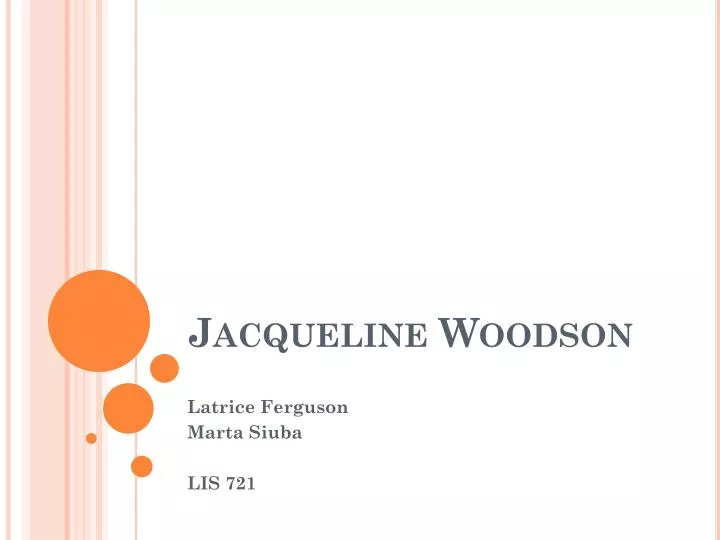 jacqueline woodson