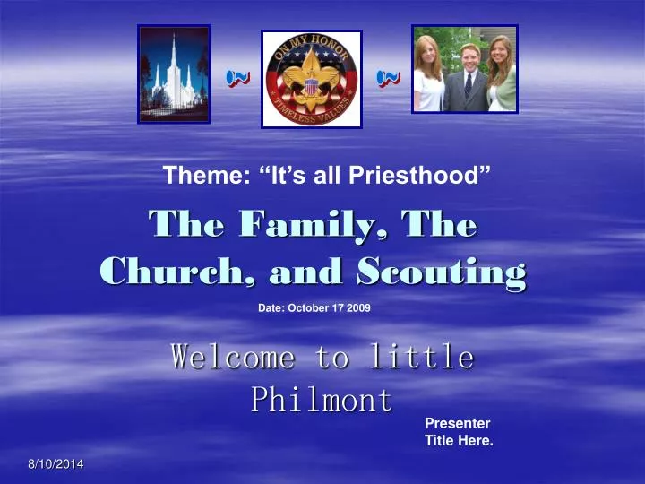 the family the church and scouting
