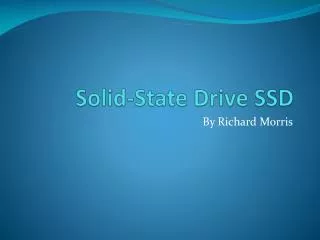 Solid-State Drive SSD