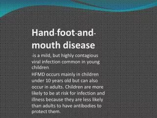 Hand - foot - and - mouth disease