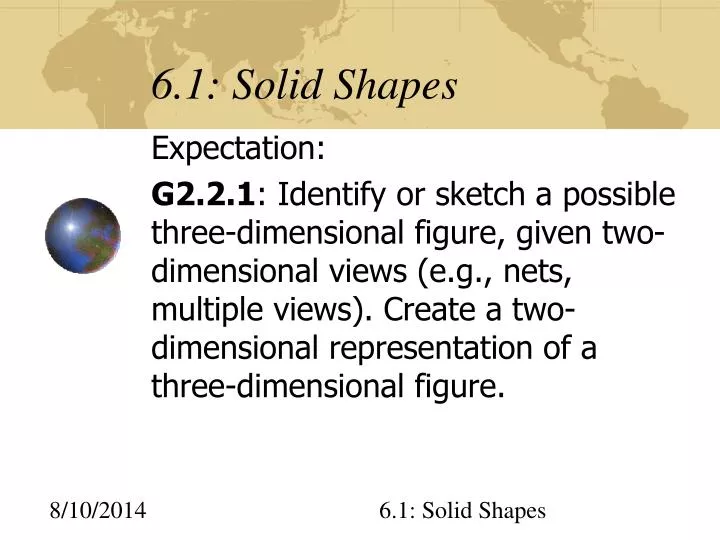 6 1 solid shapes