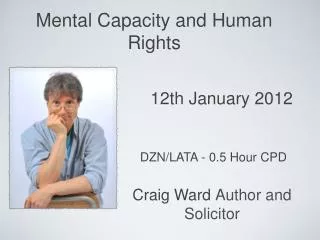 Craig Ward Author and Solicitor