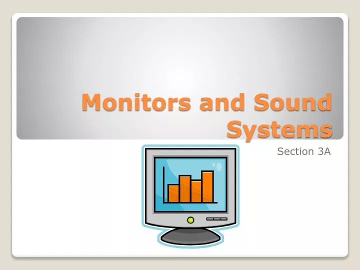 monitors and sound systems