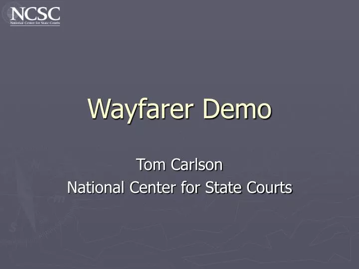 wayfarer demo