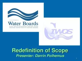 redefinition of scope presenter darrin polhemus