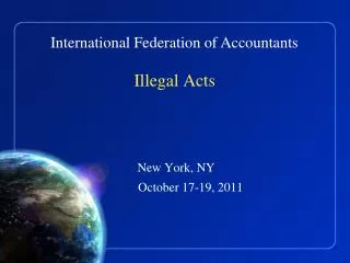 Illegal Acts