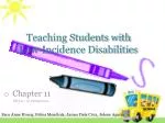 Teaching Students with Low-Incidence Disabilities - slide 1