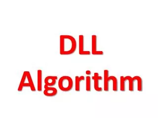 DLL Algorithm
