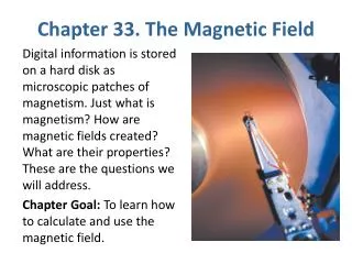chapter 33 the magnetic field