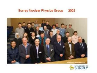 Physics MSc Courses at Surrey