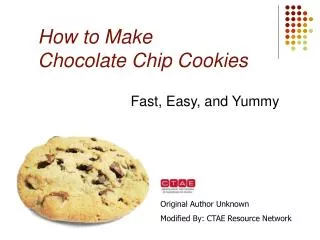 How to Make Chocolate Chip Cookies