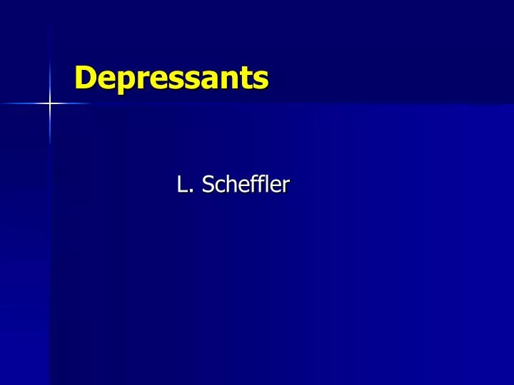 depressants