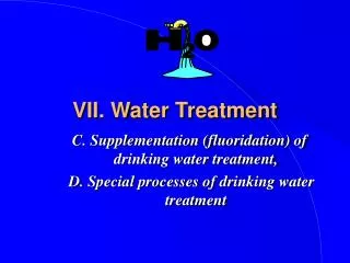 VII. Water Treatment