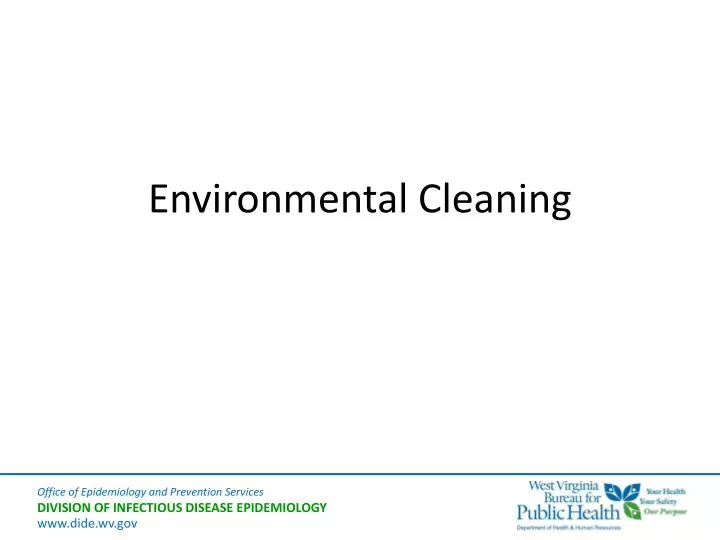 environmental cleaning
