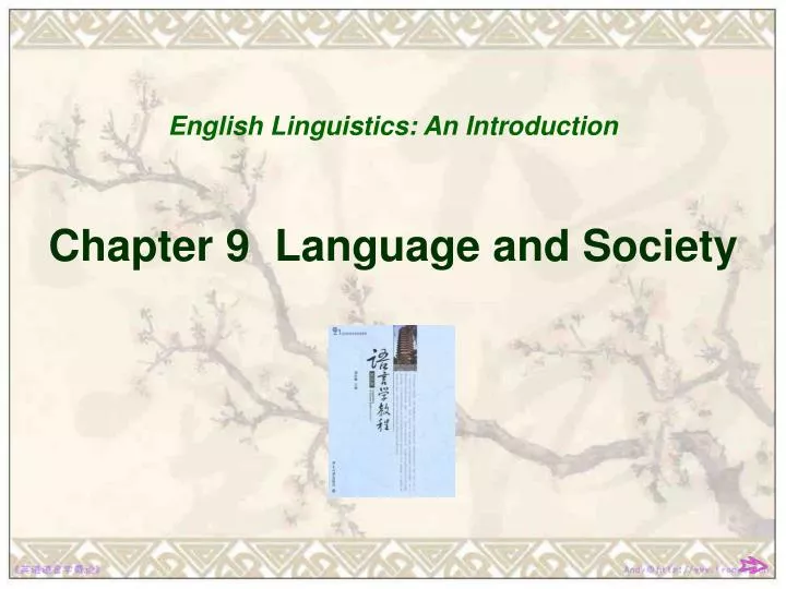 chapter 9 language and society