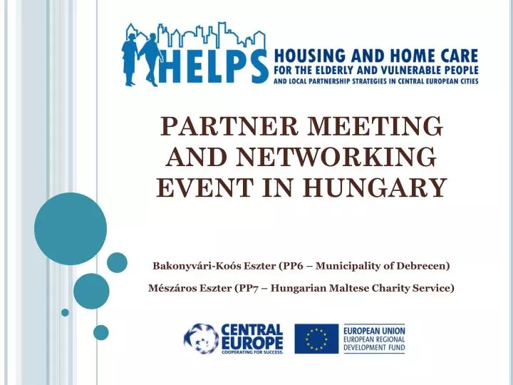 partner meeting and networking event in hungary