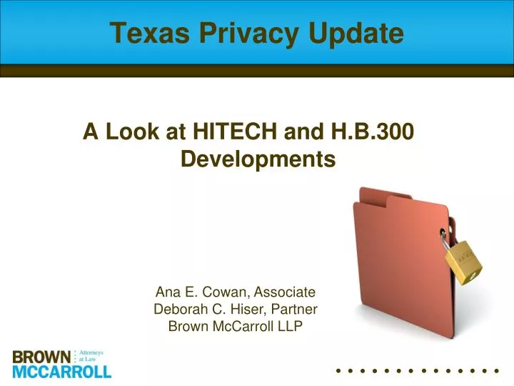 texas privacy update