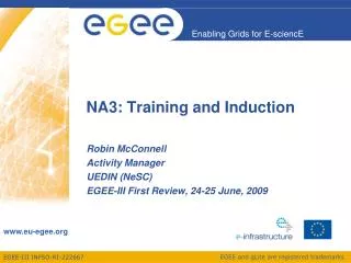 NA3: Training and Induction